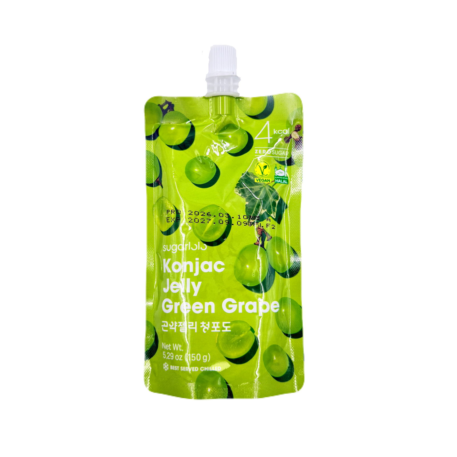 KONJAC JELLY GREEN GRAPE(150G*10)*4 곤약젤리 청포도